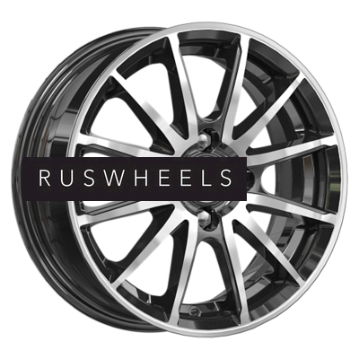 Диски КИК 5,5x14/4x100 ET40 D56,6 Квант (КС960) Алмаз черный Диски КИК 5,5x14/4x100 ET40 D56,6 Квант (КС960) Алмаз черный