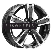 Диски КИК 6,5x16/5x114,3 ET43 D67,1 Оклахома (КС998) Алмаз черный