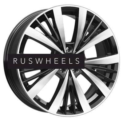 Диски КИК 7,5x19/5x114,3 ET40 D66,1 Марвел (КС881) Алмаз черный SK