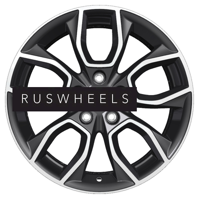 Диски Khomen Wheels 7x17/5x114,3 ET48,5 D67,1 KHW1713 (Sportage) Black-FP
