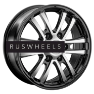 Диски LS 7x17/6x139,7 ET38 D67,1 1287 BKF (конус, Колпак+лого)