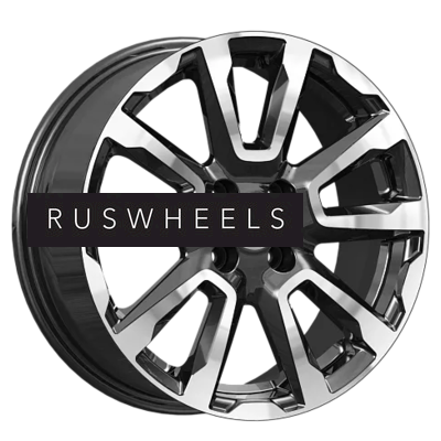 Диски КИК 6,5x16/4x100 ET50 D60,1 КС1026 Алмаз черный