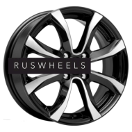 Диски iFree 6x15/4x98 ET35 D58,5 Дайс (КС696) Блэк Джек