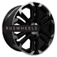 Диски Khomen Wheels 7,5x18/6x139,7 ET25 D106,1 KHW1817 (LC Prado) Black-FP Диски Khomen Wheels 7,5x18/6x139,7 ET25 D106,1 KHW1817 (LC Prado) Black-FP