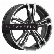 Диски КИК 7x18/5x114,3 ET37 D66,6 Karrera Light (КС935) Алмаз черный