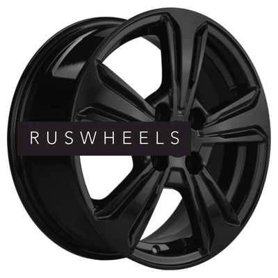 Диски Khomen Wheels  KHW1502 (Rio/Solaris)  6,0\R15 4*100 ET46  d54,1  Black  [WHS525068]
