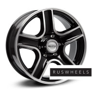 Диски Dotz R16 / 8J PCD 6x139.7 ЦО 110 Hammada dark