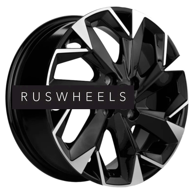 Диски Khomen Wheels 6x15/4x100 ET46 D54,1 KHW1508 (Rio/Solaris) Black-FP