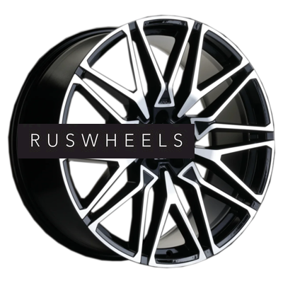 Диски Khomen Wheels 9,5x21/5x112 ET30 D66,6 KHW2103 (X5/X6/X7 доп.) Black-FP