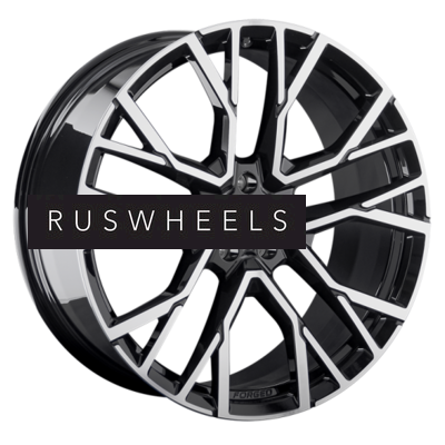 Диски LS Forged 9,5x21/5x112 ET31 D66,6 LS FG07 BKF (конус, C570)