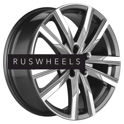 Диски Khomen Wheels 7,5x19/5x100 ET28 D57,1 KHW1905 (FAW Bestune T77) Gray-FP Диски Khomen Wheels 7,5x19/5x100 ET28 D57,1 KHW1905 (FAW Bestune T77) Gray-FP