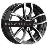 Диски КИК 6,5x15/5x114,3 ET42 D67,1 Фрост (КС1048) Алмаз черный