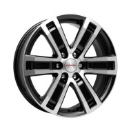 Диски КиК 7.5\R17 6*139.7 ET38 d67.1 Алмаз черный