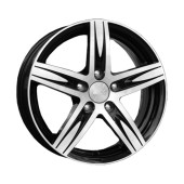 Диски КиК  Андорра (КС454)  6,5\R16 5*100 ET38  d67,1  Алмаз черный  [4918]
