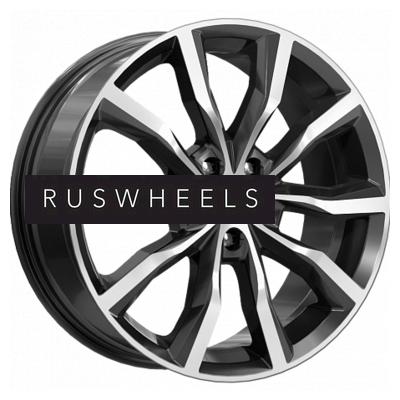 Диски КИК 7,5x18/5x108 ET33 D67,1 Портер (КС906) Алмаз черный Диски КИК 7,5x18/5x108 ET33 D67,1 Портер (КС906) Алмаз черный