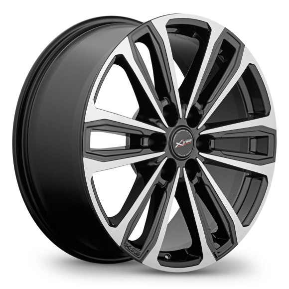 Диски Xtrike 8.5\R20 6*139.7 ET36 d100.1 BK/FP Диски Xtrike 8.5\R20 6*139.7 ET36 d100.1 BK/FP