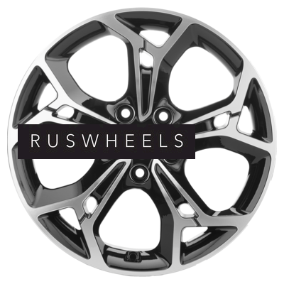 Диски Khomen Wheels 7x17/5x114,3 ET45 D66,1 KHW1702 (Teana/X-trail) Black-FP Диски Khomen Wheels 7x17/5x114,3 ET45 D66,1 KHW1702 (Teana/X-trail) Black-FP