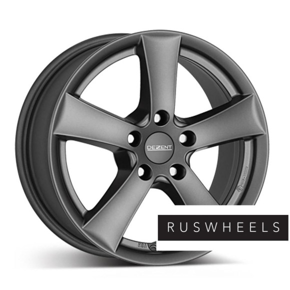 Диски Dezent R16 / 6.5J PCD 5x114.3 ЕТ 38 ЦО 67.1 TX graphite Диски Dezent R16 / 6.5J PCD 5x114.3 ЕТ 38 ЦО 67.1 TX graphite