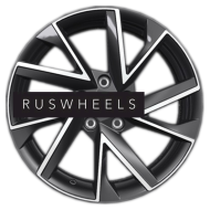 Диски Khomen Wheels 7x17/5x114,3 ET45 D67,1 KHW1714 (CX-5/i40/X-Trail) Black-FP