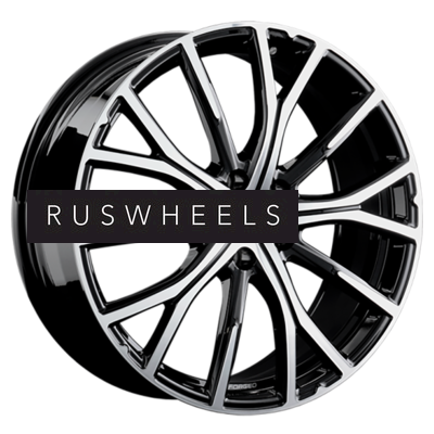 Диски LS Forged 8x19/5x120 ET30 D72,6 LS FG21 BKF (конус, C570)