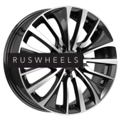 Диски КИК 6,5x17/5x108 ET45 D67,1 Flanker (КС751) Алмаз черный