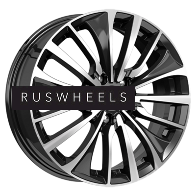 Диски КИК 6,5x17/5x108 ET45 D67,1 Flanker (КС751) Алмаз черный Диски КИК 6,5x17/5x108 ET45 D67,1 Flanker (КС751) Алмаз черный