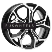 Диски Khomen Wheels 7x17/5x110 ET45 D67,1 KHW1702 (DFM580) Black-FP