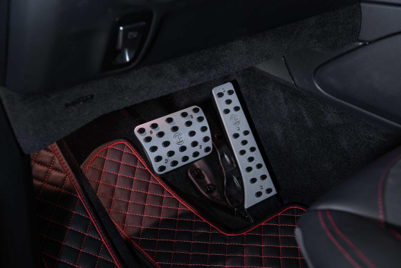 Накладки на педали алюминиевые Brabus