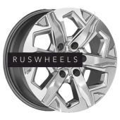 Диски КИК 7,5x17/6x114,3 ET39 D67,1 Тейт (КС1050) Дарк платинум Диски КИК 7,5x17/6x114,3 ET39 D67,1 Тейт (КС1050) Дарк платинум