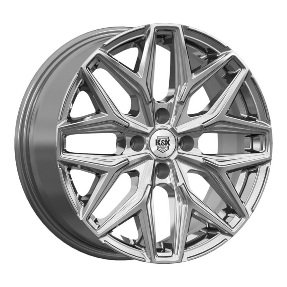Диски КиК 7,0\R17 5*114.3 ET40 d67.1 Дарк платинум