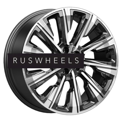 Диски K&K 7,5x19/5x114,3 ET45 D67,1 Галего (КС1039) Алмаз черный