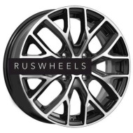 Диски КИК 6x16/4x100 ET50 D60,1 Лилиом-оригинал (КС891) Алмаз черный