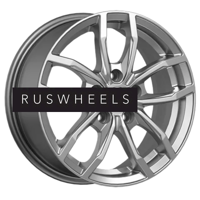 Диски K&K 6,5x15/5x114,3 ET42 D67,1 Фрост (КС1048) Дарк платинум