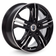 Диски КиК 6,0\R15 5*100 ET39 d67.1 Алмаз черный