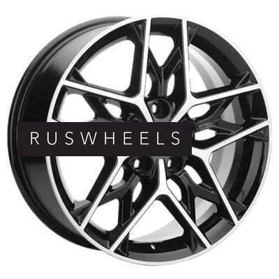Диски Khomen Wheels 7x17/5x114,3 ET43,5 D67,1 KHW1709 (Hyundai Tucson IV/Kia Sportage V) Black-FP