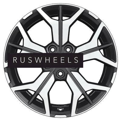 Диски Khomen Wheels 7x17/5x114,3 ET39 D60,1 KHW1715 (RAV4) Black-FP Диски Khomen Wheels 7x17/5x114,3 ET39 D60,1 KHW1715 (RAV4) Black-FP