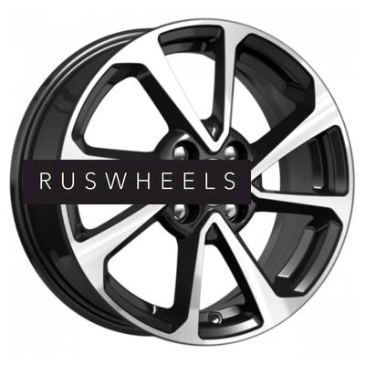 Диски КИК 6x15/4x100 ET46 D54,1 КС861 Алмаз черный