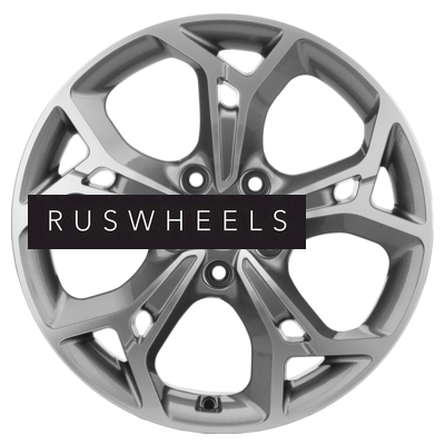 Диски Khomen Wheels 7x17/5x114,3 ET45 D60,1 KHW1702 (Changan/Geely/Lexus/Toyota) Gray-FP