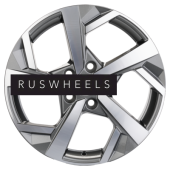 Диски Khomen Wheels 7x17/5x114,3 ET45 D66,1 KHW1712 (Teana/X-Trail) Gray-FP