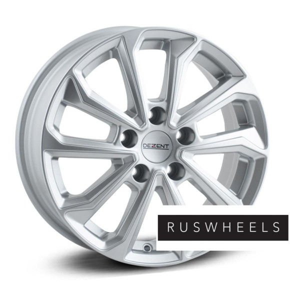 Диски Dezent R17 / 7J PCD 5x114.3 ЕТ 48.5 ЦО 67.1 KS silver