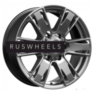 Диски КИК 7x17/6x139,7 ET33 D100,1 Севенна (КС726) Дарк платинум