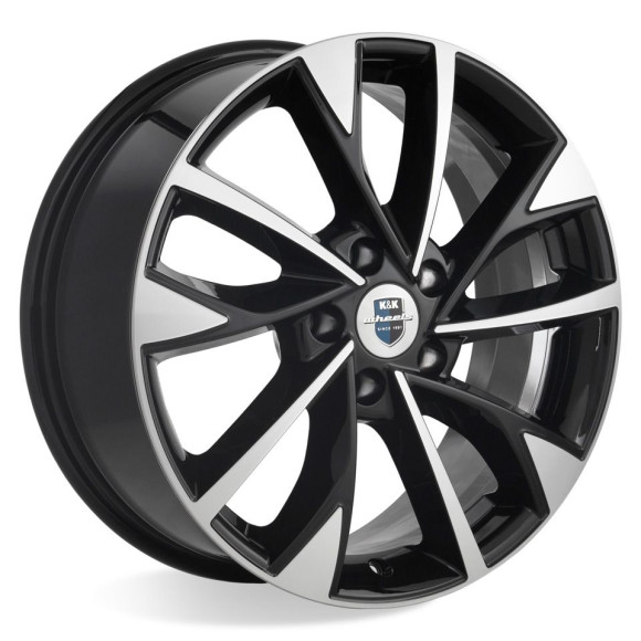 Диски КиК 7,0\R17 5*108 ET33 d60.1 Алмаз черный Диски КиК 7,0\R17 5*108 ET33 d60.1 Алмаз черный