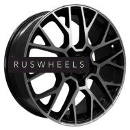 Диски Khomen Wheels 7x18/5x114,3 ET45 D60,1 KHW1818 (Geely Atlas (Pro) / Changan CS55 (75)) Black-FP