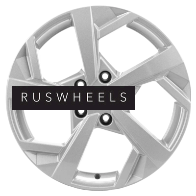 Диски Khomen Wheels 7x17/5x112 ET43 D57,1 KHW1712 (Karoq/Octavia/Passat/Tiguan) F-Silver