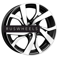 Диски КИК 6,5x16/5x114,3 ET43 D67,1 Палермо-оригинал (КС607) Алмаз черный КС607