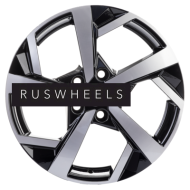 Диски Khomen Wheels 7x17/5x114,3 ET45 D60,1 KHW1712 (Changan/Geely/Lexus/Toyota) Black-FP