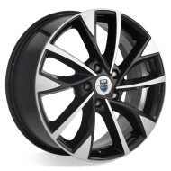 Диски КиК 7,0\R17 5*108 ET45 d63.35 алмаз чёрный